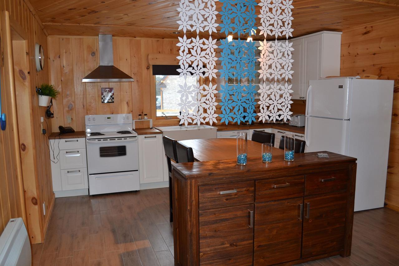 Les Chalets Du Lac Serein Saint Ludger de Milot Buitenkant foto